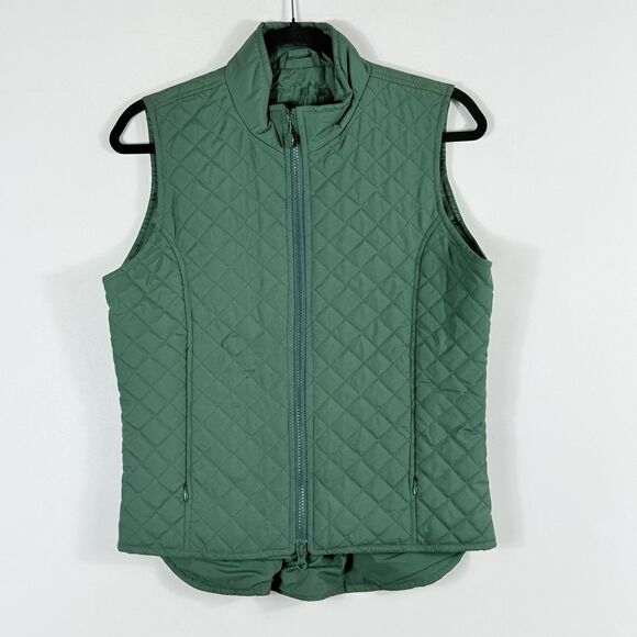 Outback Trading Company Grand Prix Green Quilted Vest Jacket Women's‎ Size Small - Picture 1 of 9